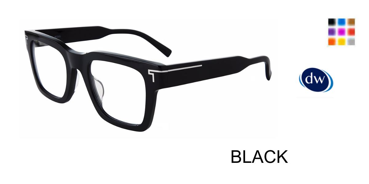 BLACK      TUMI OPTICAL VTU528 Eyeglasses