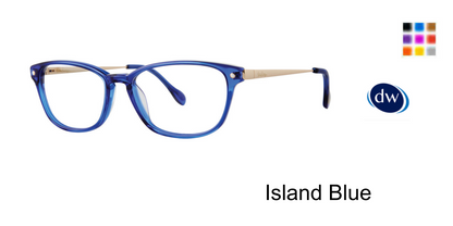 Island Blue       Lilly Pulitzer Faye Eyeglasses