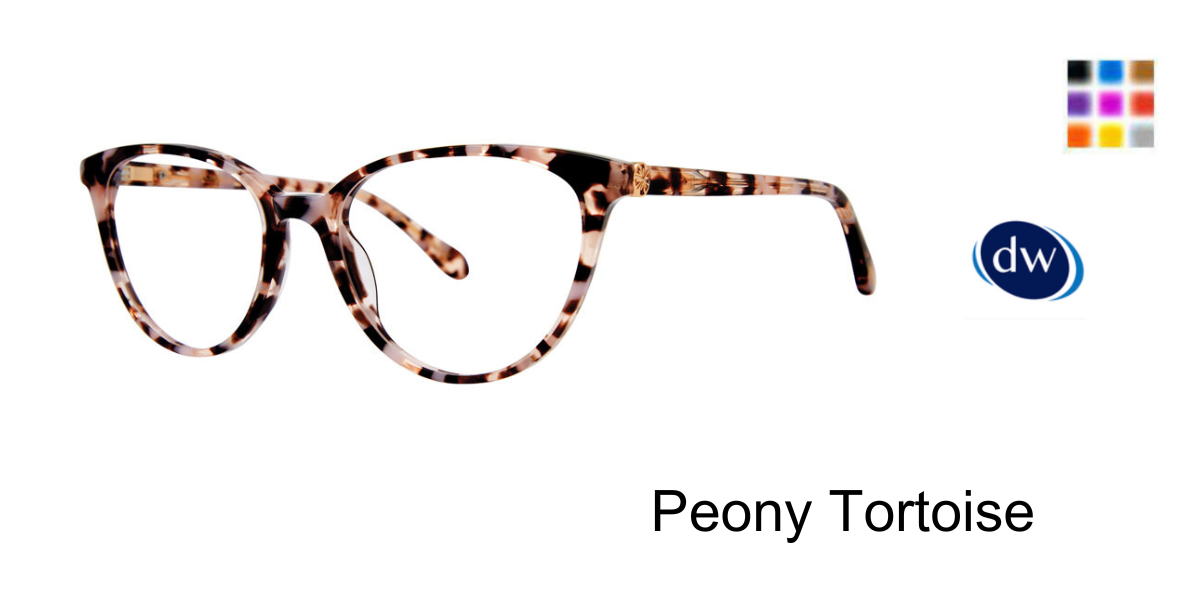 Peony Tortoise      Lilly Pulitzer Mazie Eyeglasses