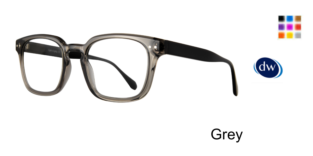 Grey   Eight to Eighty Justice Eyeglasses