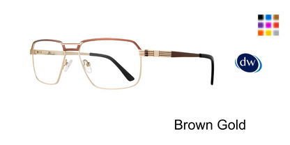 Brown Gold            Eight to Eighty Deacon Eyeglasses