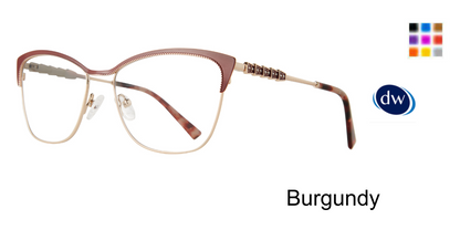 Burgundy             Serafina Belle Eyeglasses