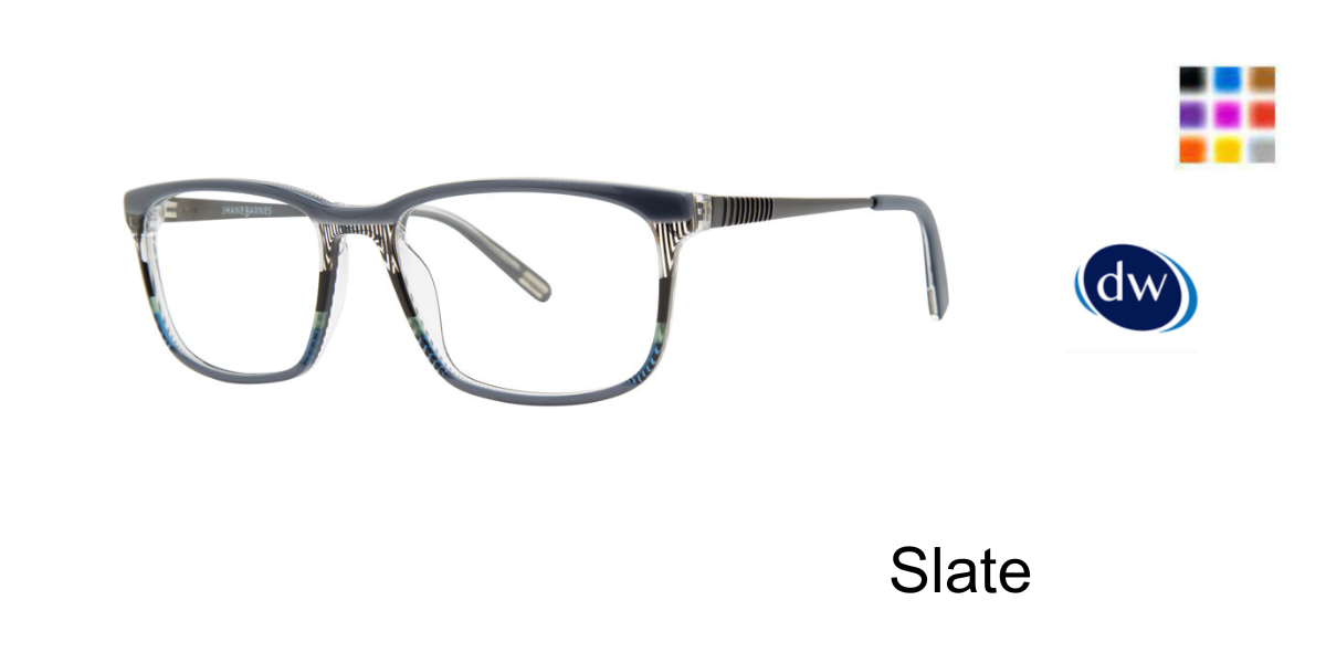 Slate         Jhane Barnes Spectra Eyeglasses