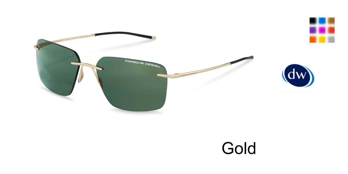 PORSCHE DESIGN P8923 Sunglasses Gold