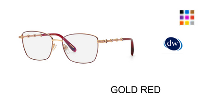 GOLD RED        Chopard VCHG65S Eyeglasses