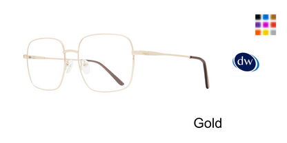 Gold         Affordable Designs Farah Eyeglasses