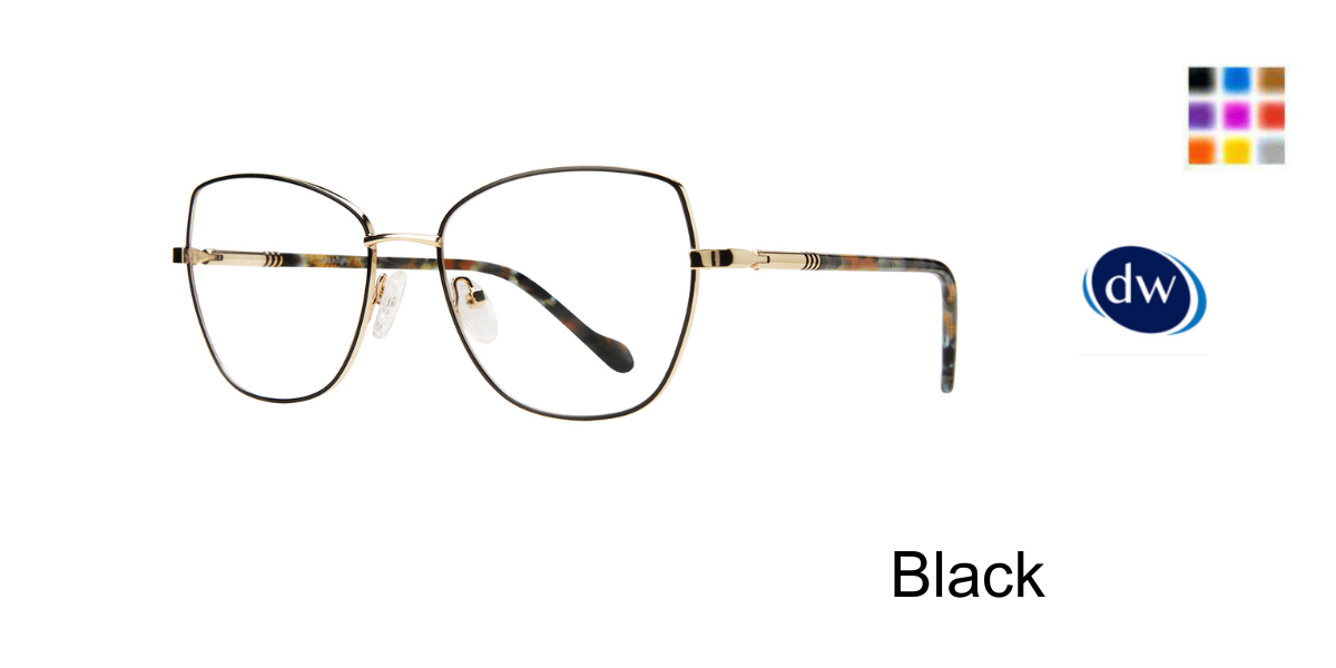 Black      Eight to Eighty Jemma Eyeglasses