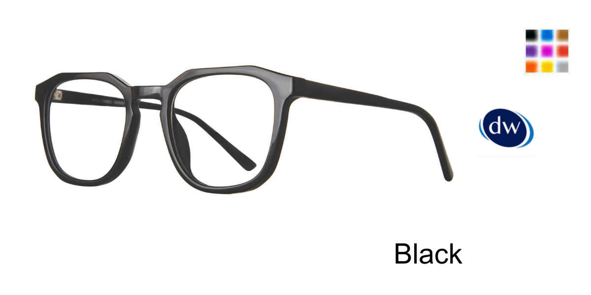 Black        Affordable Designs Reign Eyeglasses