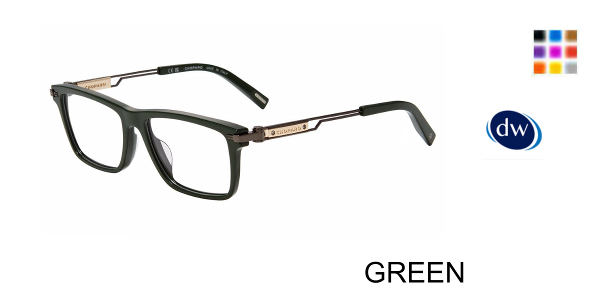 GREEN          Chopard VCH357 Eyeglasses