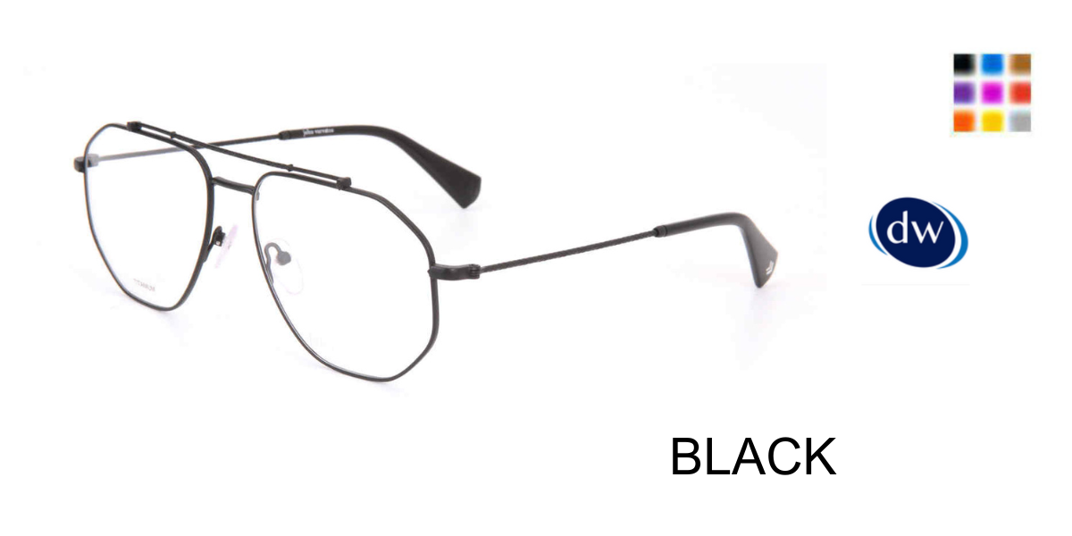 BLACK     John Varvatos VJV195 Eyeglasses