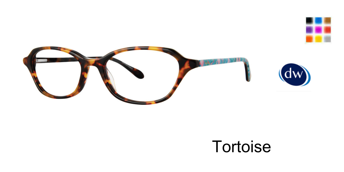 Tortoise          Lilly Pulitzer Lizzi Eyeglasses