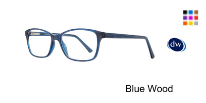 Blue Wood Eight to Eighty Affordable Designs Dani Eyeglasses