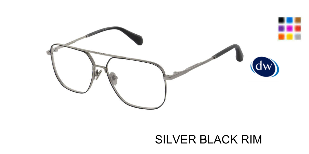 SILVER BLACK RIM BILLIE