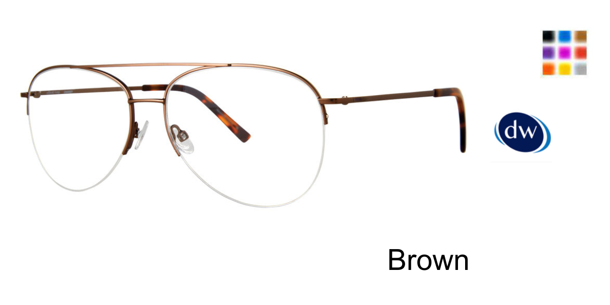 Brown           Elliott Ives Chaney Eyeglasses