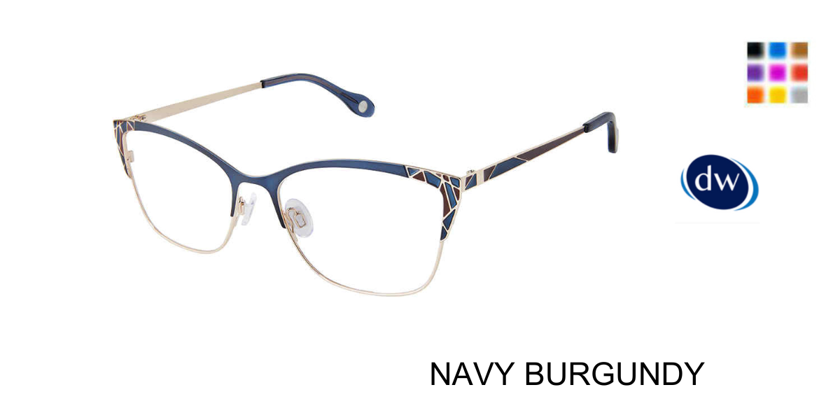 NAVY BURGUNDY F-3728