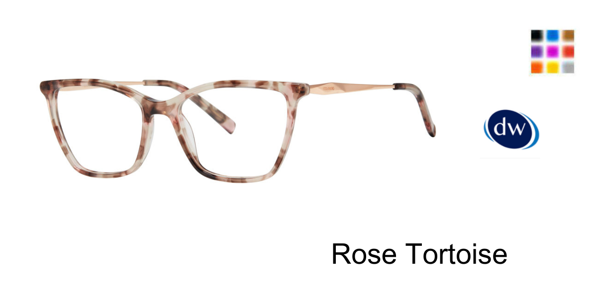 Rose Tortoise  Vera Wang V725 Eyeglasses