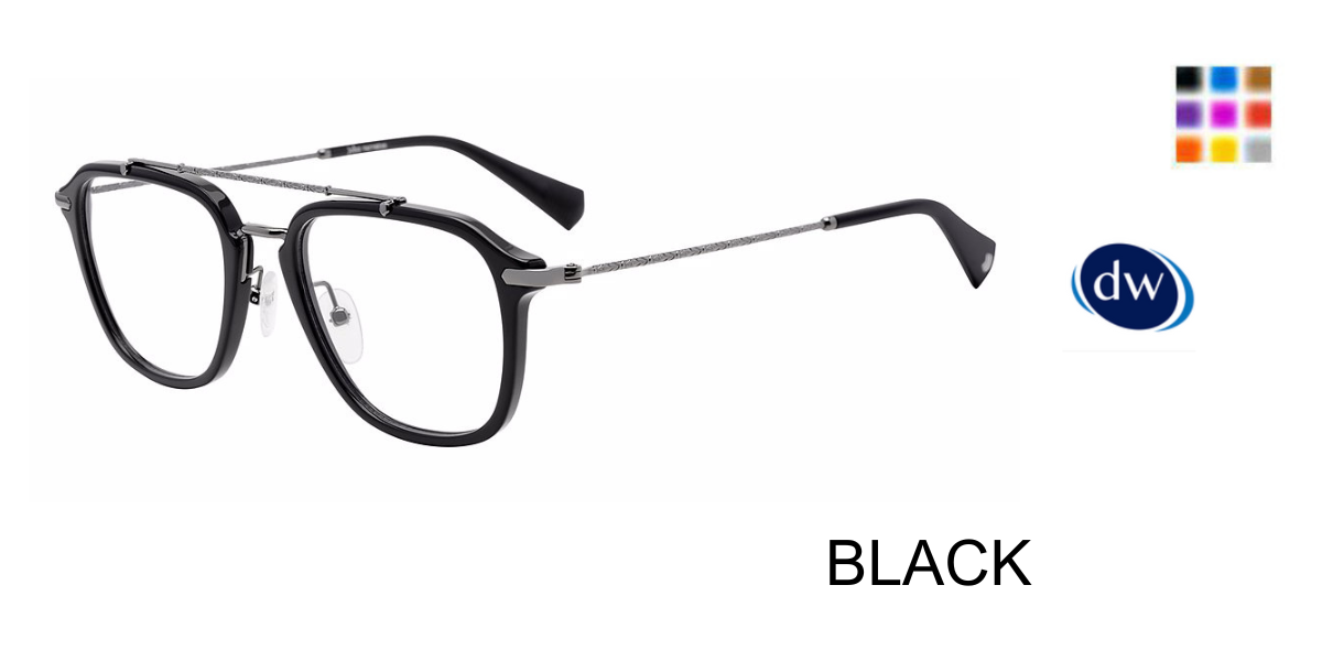 BLACK    John Varvatos VJV441 Eyeglasses