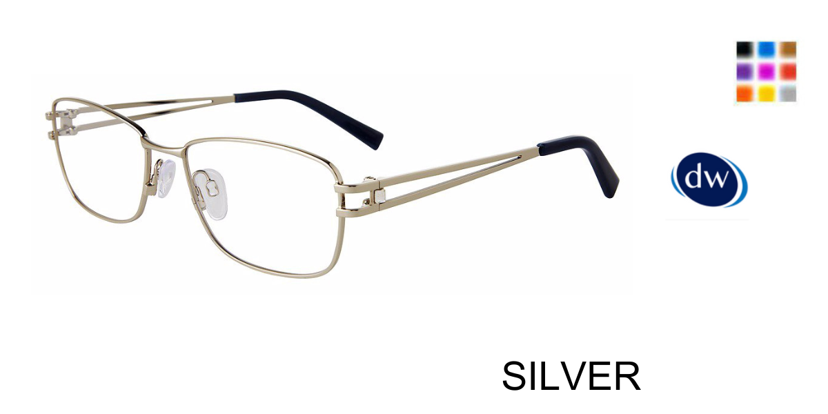 SILVER Jones New York VJON500 Eyeglasses