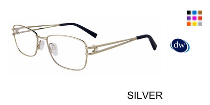 SILVER Jones New York VJON500 Eyeglasses