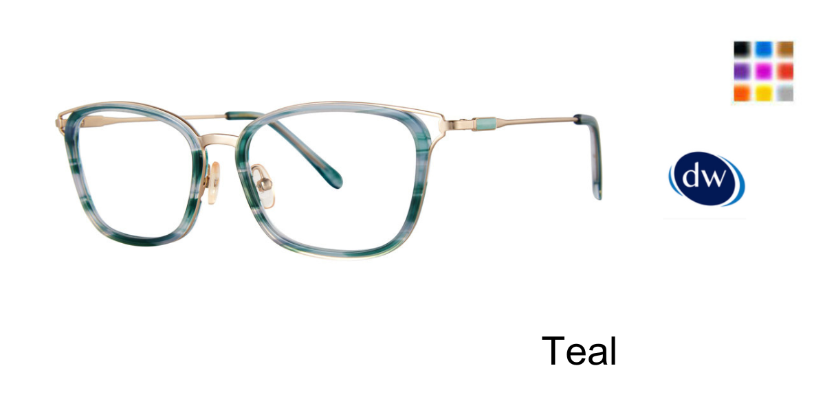 Teal       Lilly Pulitzer Embry Eyeglasses