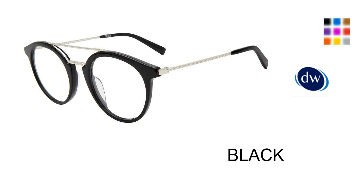 BLACK       TUMI OPTICAL VTU022 Eyeglasses