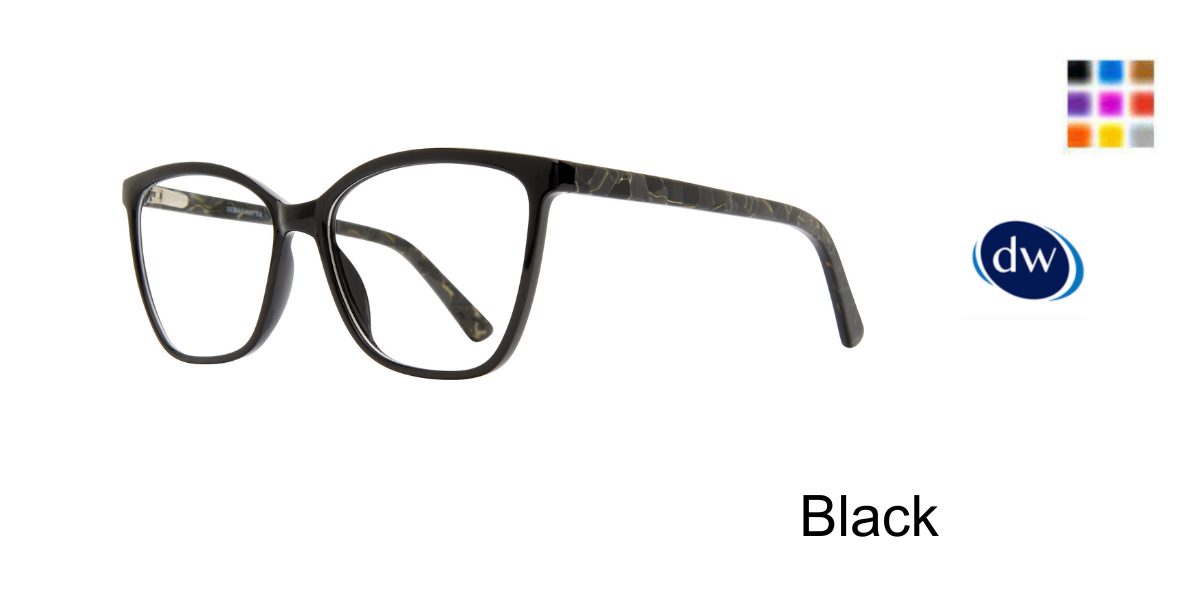 Black Eight to Eighty Kimberly Eyeglasses