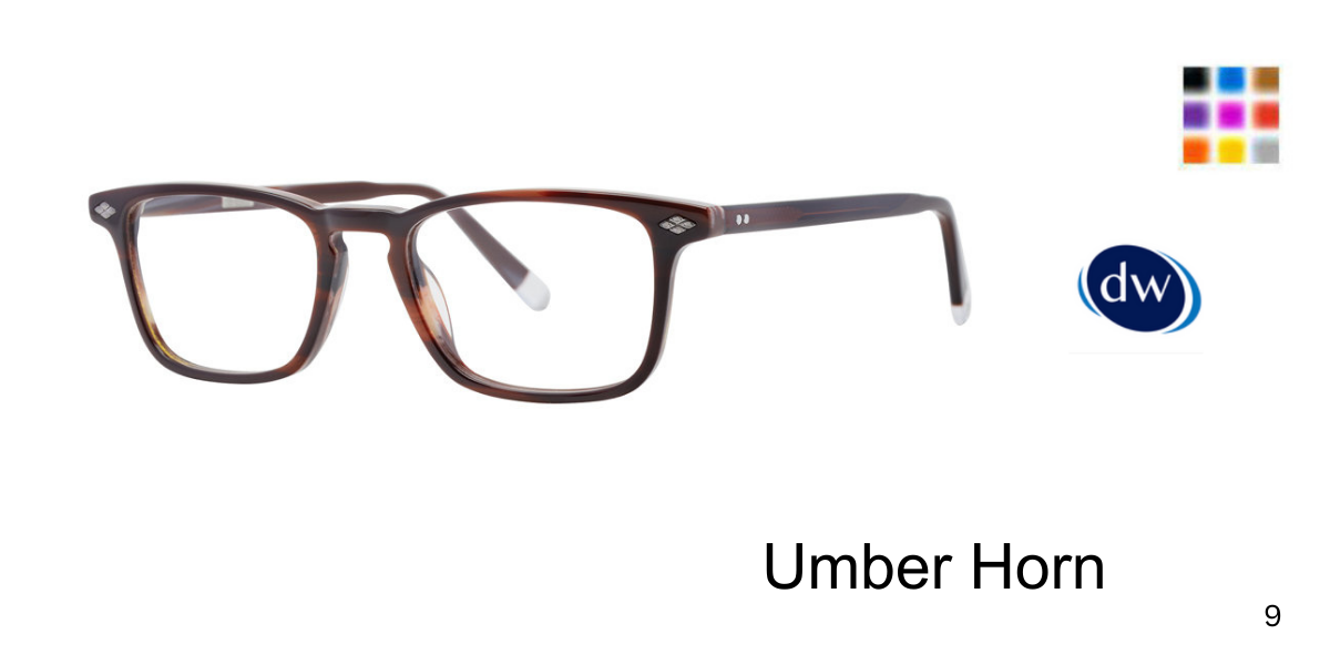 Umber Horn           Original Penguin The Alexander Eyeglasses