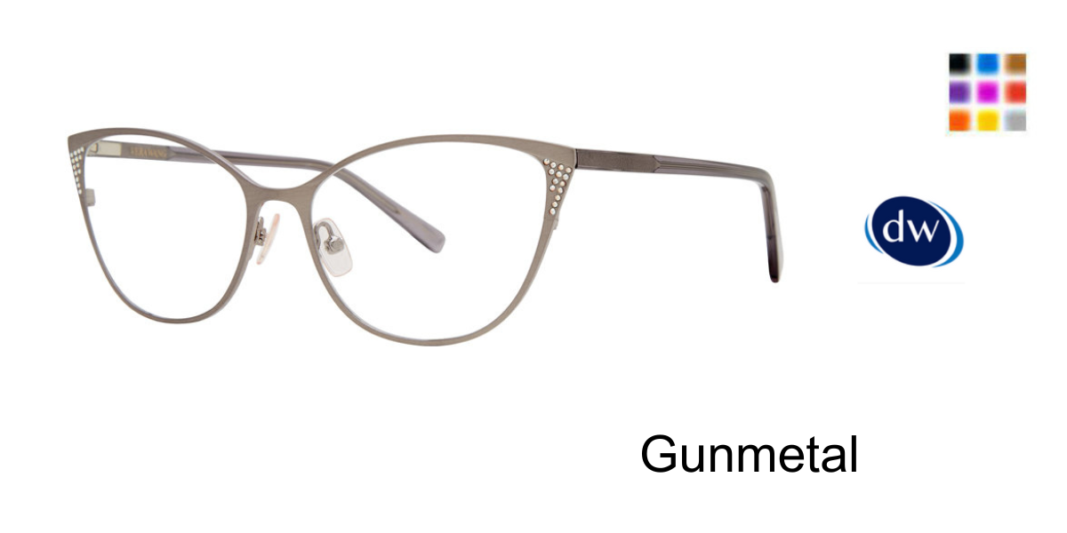 Gunmetal Vera Wang Millie Eyeglasses.
