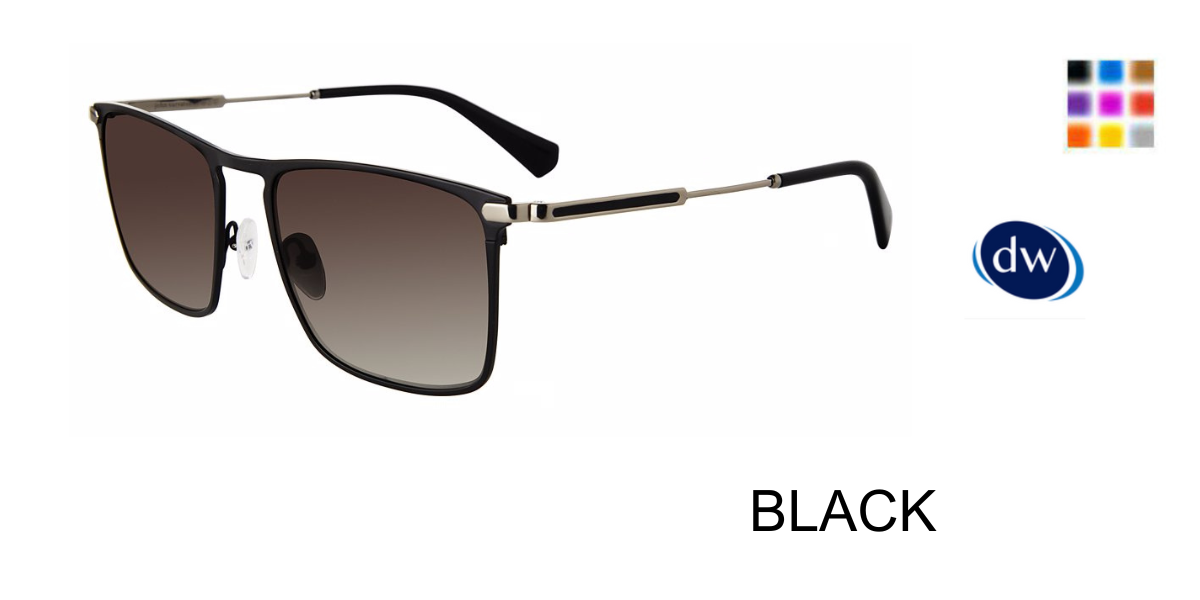 BLACK        John Varvatos SJV567 Sunglasses