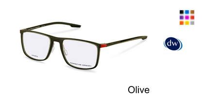 PORSCHE DESIGN P8738 Eyeglasses Olive