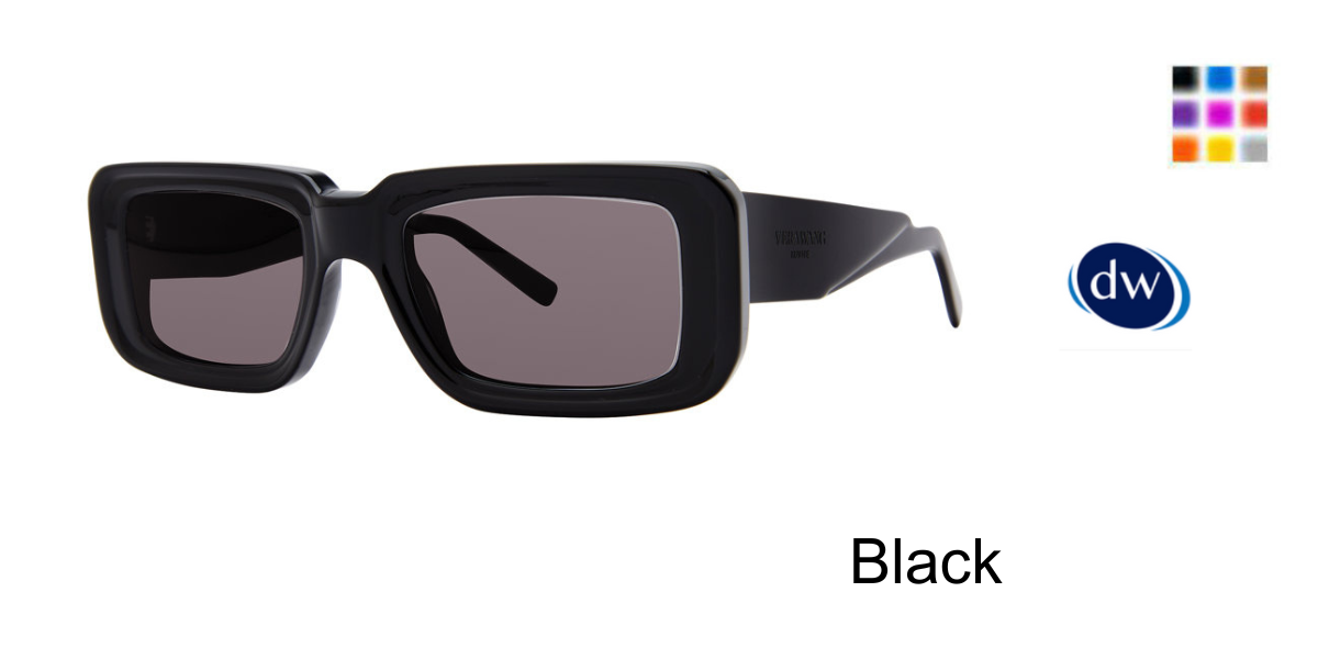 Black         Vera Wang Lutz Sunglasses