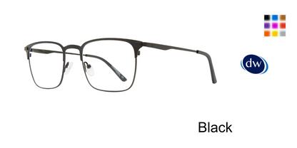 Black          Affordable Designs Roland Eyeglasses