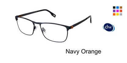 NAVY-ORANGE