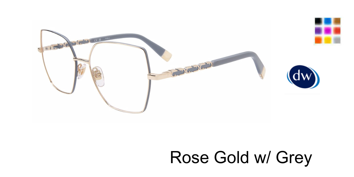 ROSE GOLD W DARK GREY
