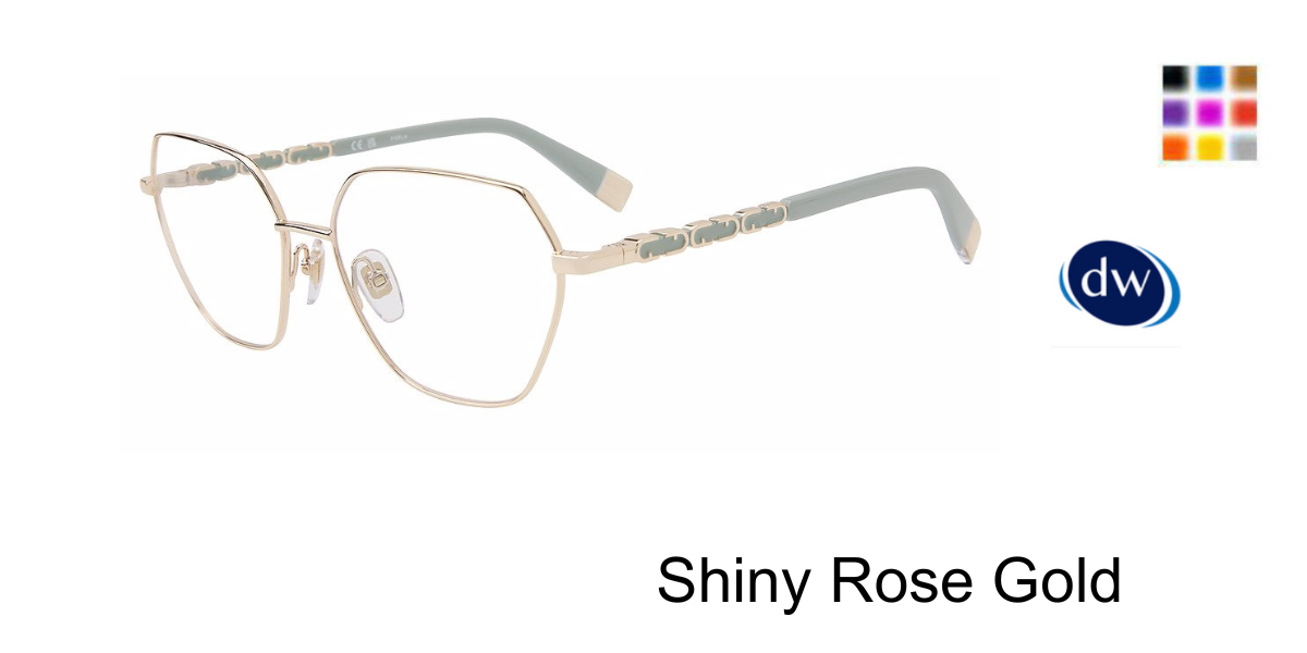 Shiny rose gold