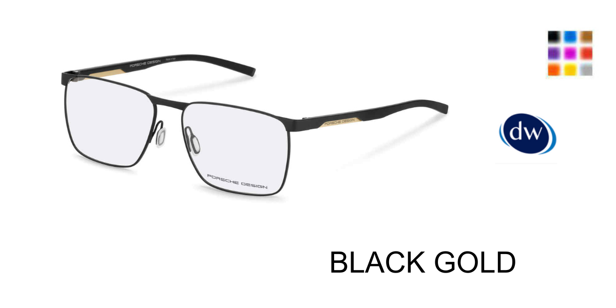 BLACK GOLD PORSCHE DESIGN P8776 Eyeglasses
