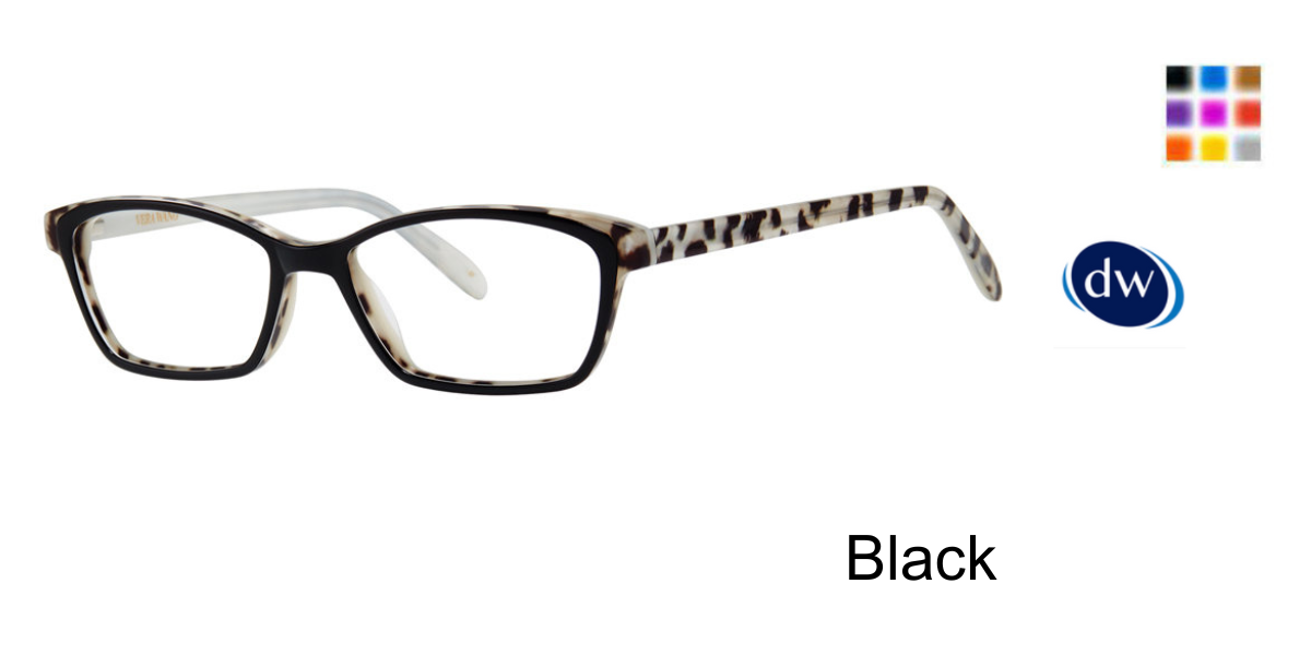 Black    Vera Wang VA52 Eyeglasses