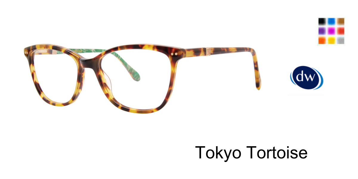Tokyo Tortoise       Lilly Pulitzer June Eyeglasses