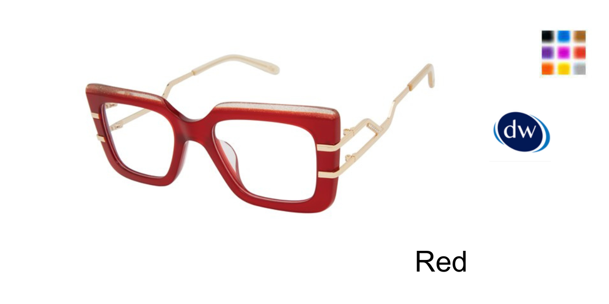 VICTOR GLEMAUD X TURA VGO001 Eyeglasses Red