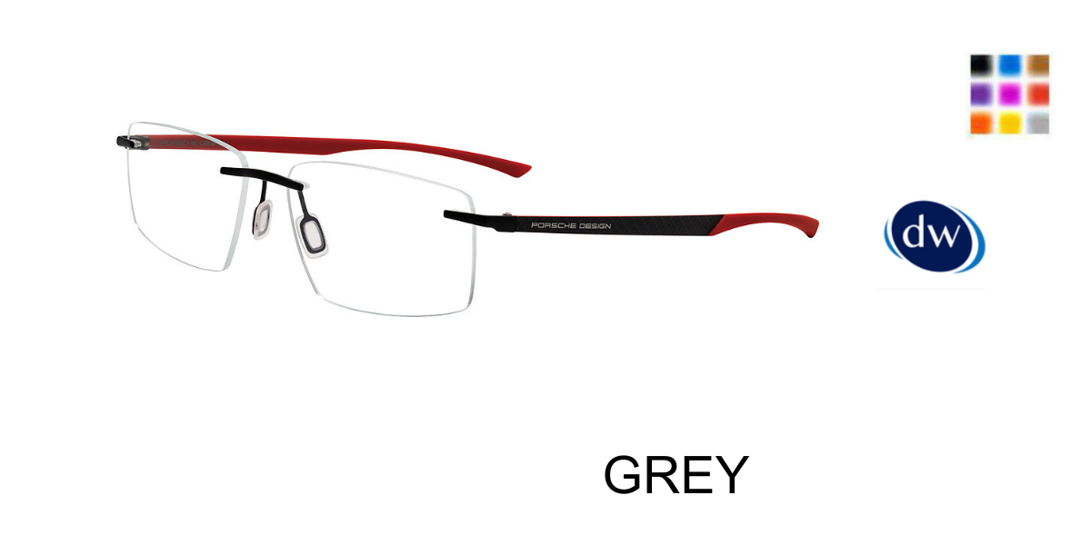 GREY PORSCHE DESIGN P8774 Eyeglasses