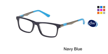 Navy Blue Superflex Kids SFK-233 Eyeglasses