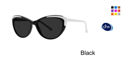 Black        Vera Wang V476 Sunglasses