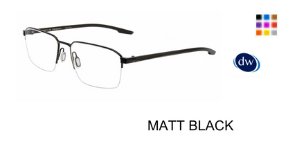 MATT BLACK PORSCHE DESIGN P8763 Eyeglasses