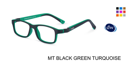 MT BLACK GREEN TURQUOISE  CREW 3.0