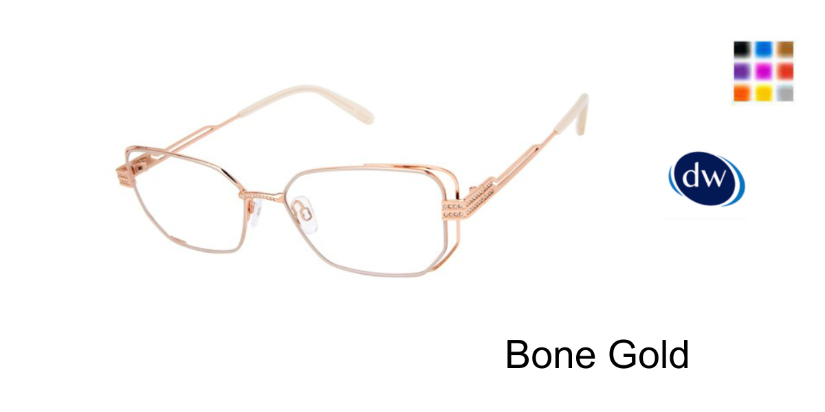 Bone Gold        VICTOR GLEMAUD X TURA VGO002 Eyeglasses