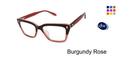 Burgundy Rose        VICTOR GLEMAUD X TURA VGO014 Eyeglasses