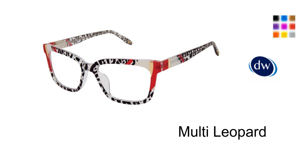 Multi Leopard              VICTOR GLEMAUD X TURA VGO025 Eyeglasses