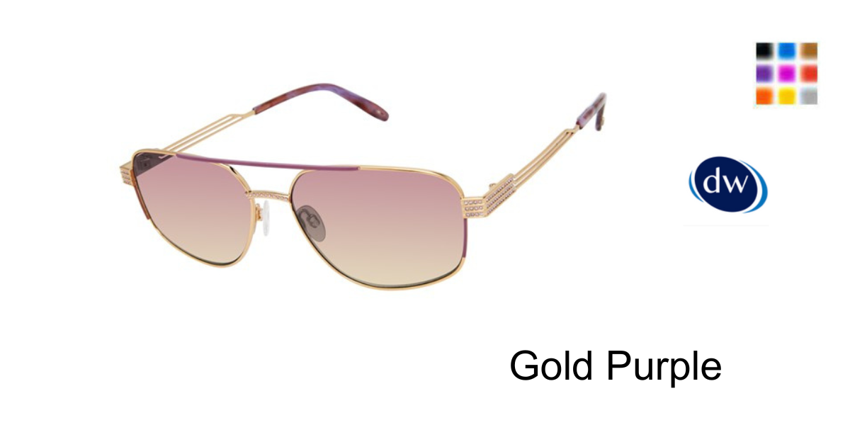 Gold Purple          VICTOR GLEMAUD X TURA VGS005 Sunglasses