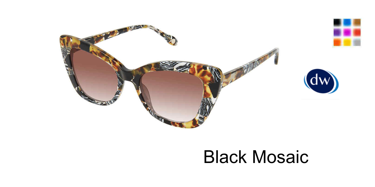 FYSH F-2063 Sunglasses Black Mosaic