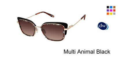 Multi Animal Black                VICTOR GLEMAUD X TURA VGS012 Sunglasses